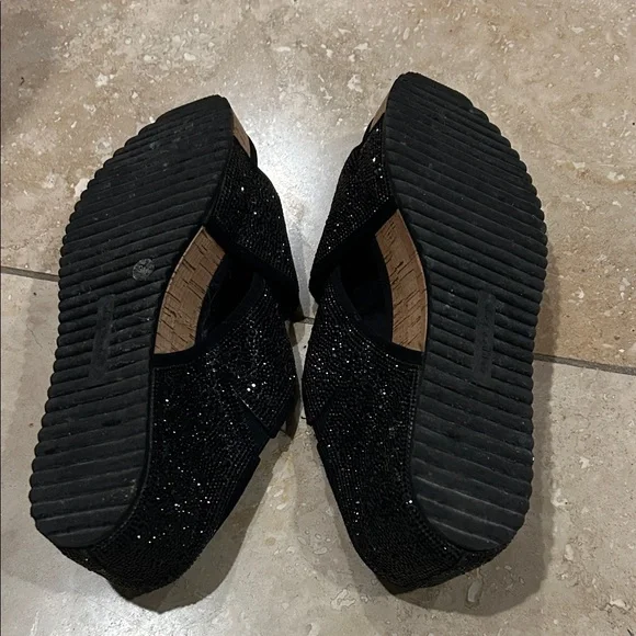 Copper Key black Black Slip-On Sandals sz 9 - Picture 5 of 5